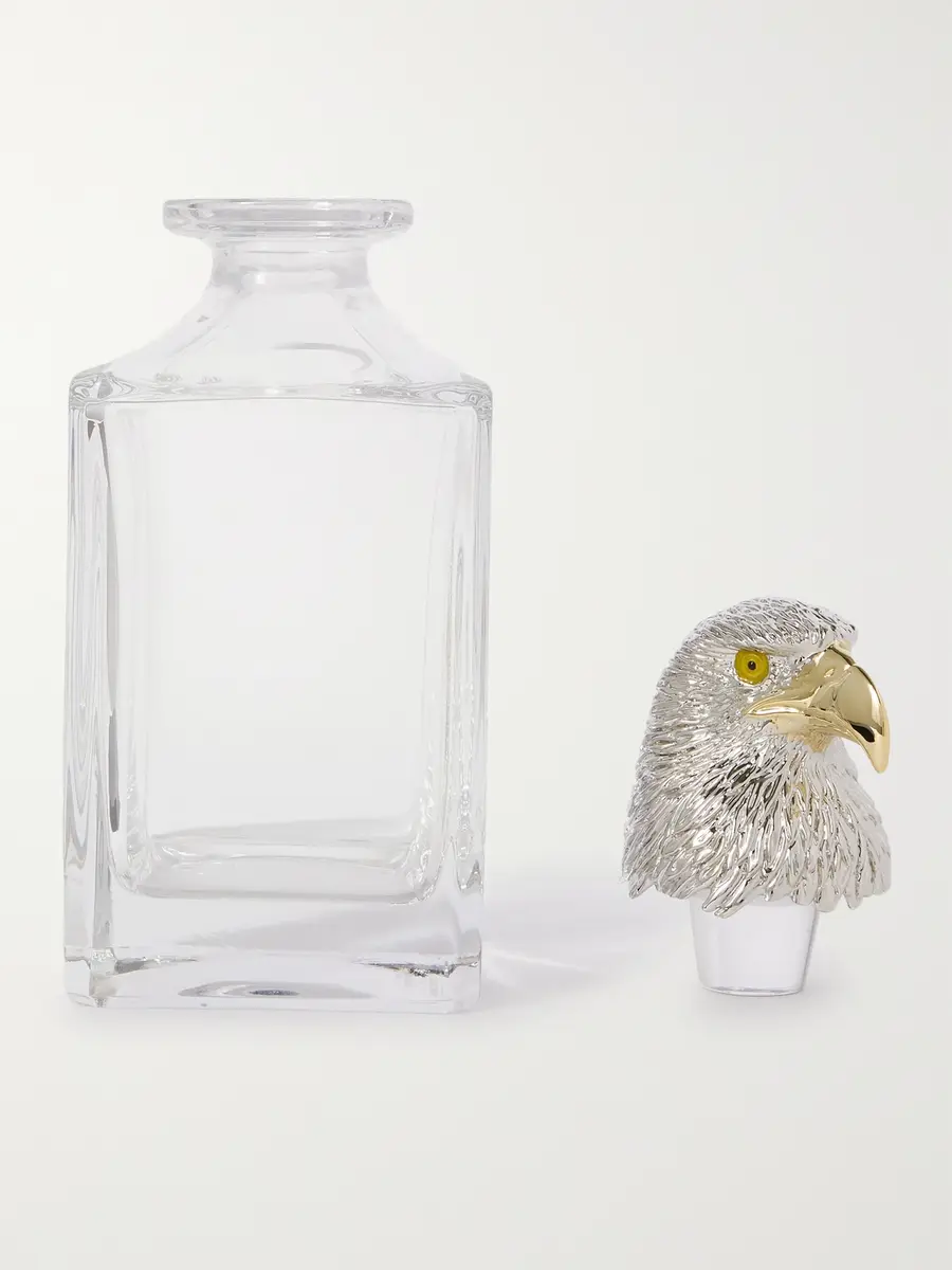 DEAKIN & FRANCIS Eagle Sterling Silver, Gold-Plated and Crystal Decanter - Men | Thumbnail 2 DEAKIN & FRANCIS Eagle Sterling Silver, Gold-Plated and Crystal Decanter - Men | Thumbnail 2