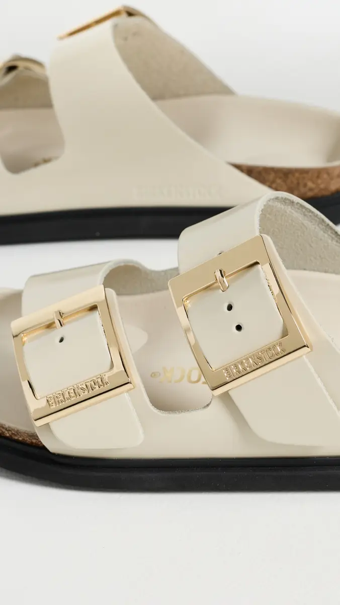 Birkenstock Arizona Droplet Buckle High Shine Sandals | Thumbnail 6 Birkenstock Arizona Droplet Buckle High Shine Sandals | Thumbnail 6