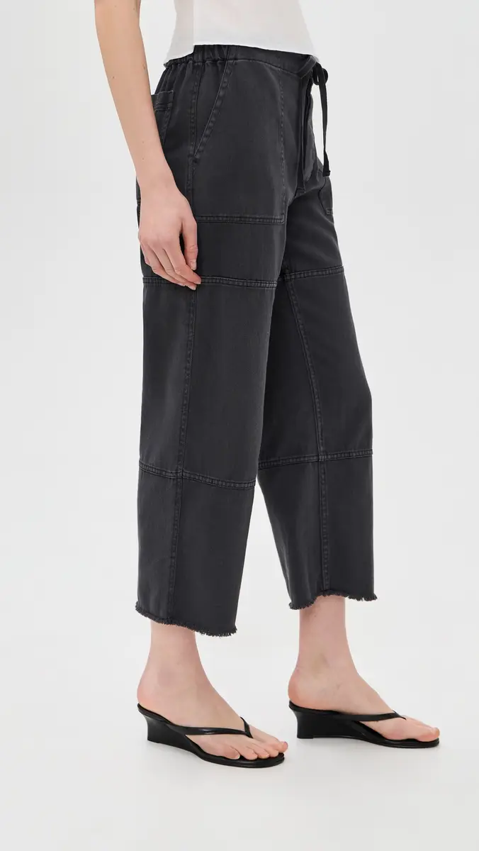 RE/DONE Beach Pants Washed Black | Thumbnail 4 RE/DONE Beach Pants Washed Black | Thumbnail 4
