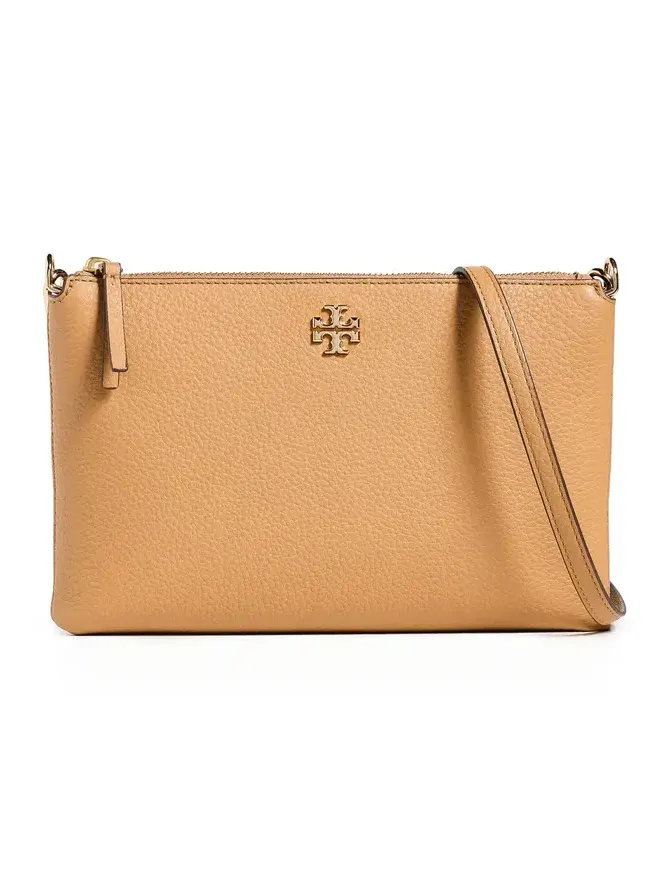 Mercer Pebbled Zip Crossbody Bag