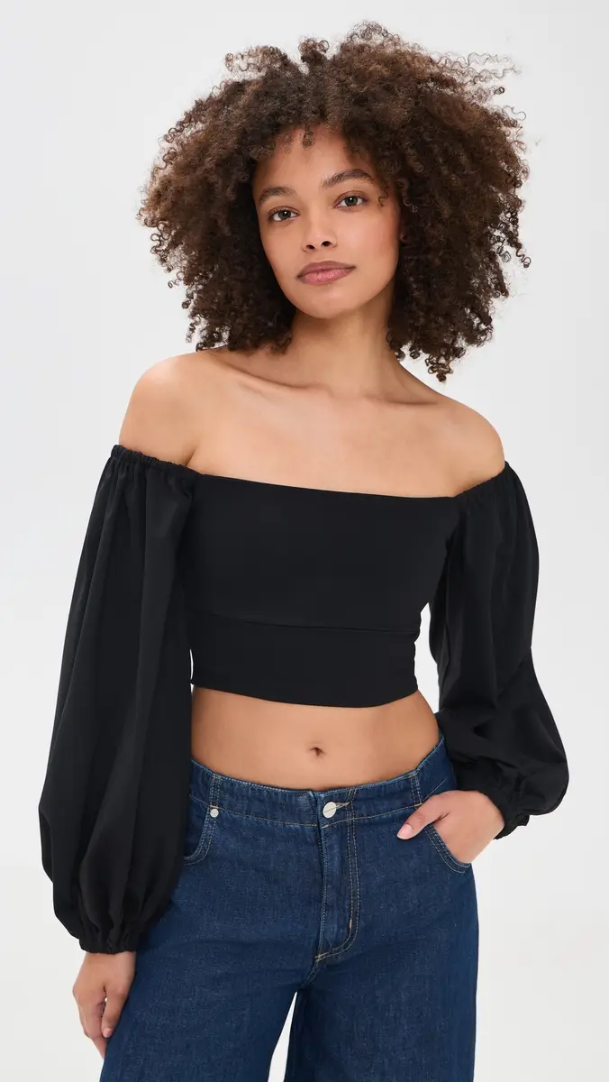 susana monaco Off Shoulder Puff Top | Thumbnail 2 susana monaco Off Shoulder Puff Top | Thumbnail 2