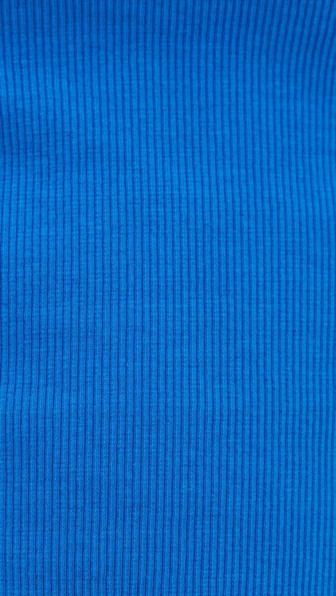 perfectwhitetee Structured Rib Bra Friendly Tank Cobalt | Thumbnail 6