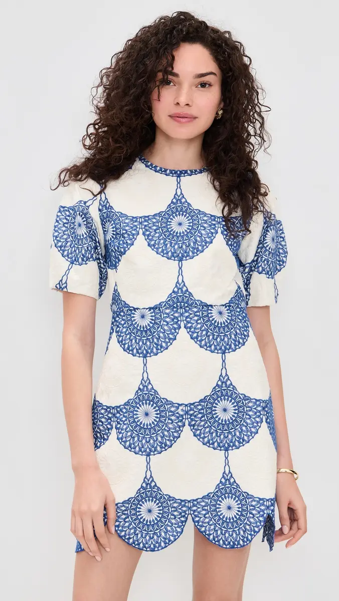 HUNTER BELL Harmony Dress Seabreeze Medallion | Thumbnail 2