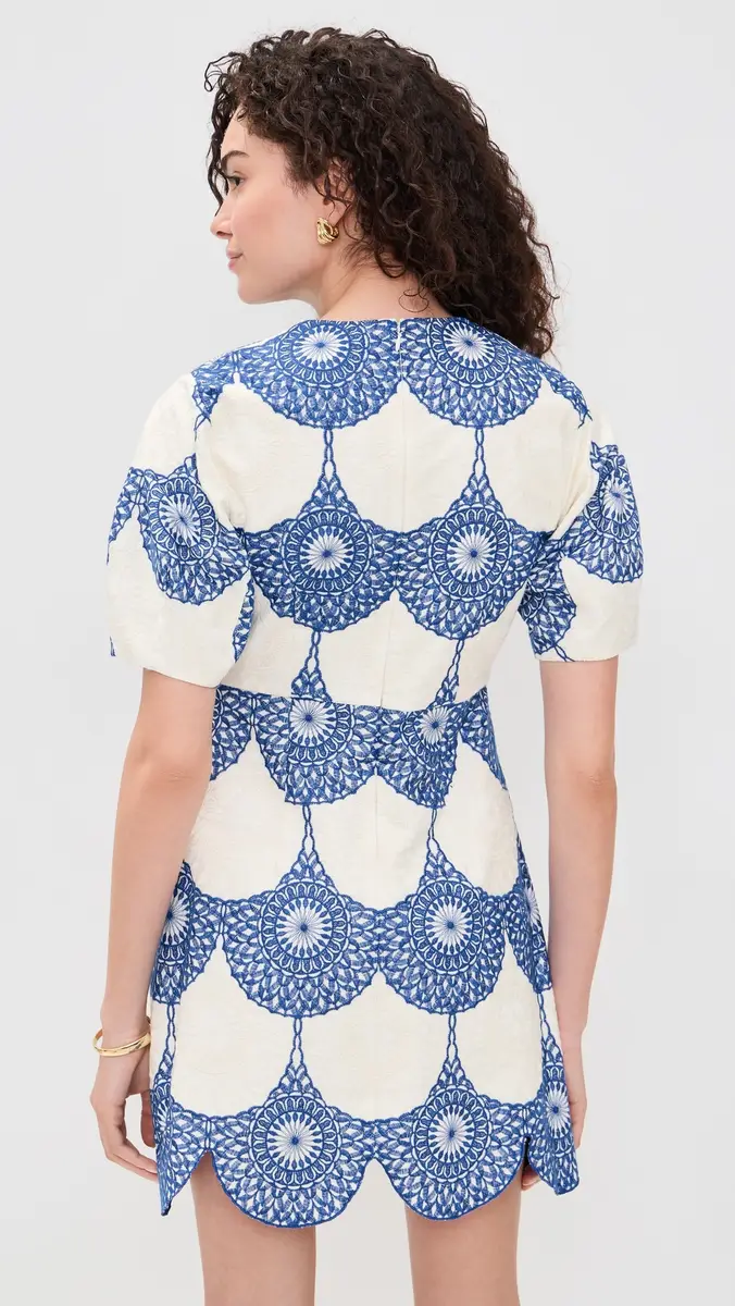 HUNTER BELL Harmony Dress Seabreeze Medallion | Thumbnail 3