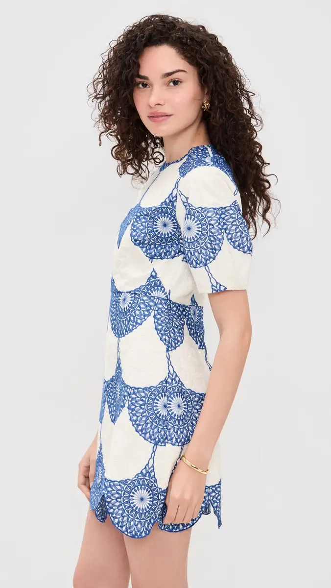 HUNTER BELL Harmony Dress Seabreeze Medallion | Thumbnail 4
