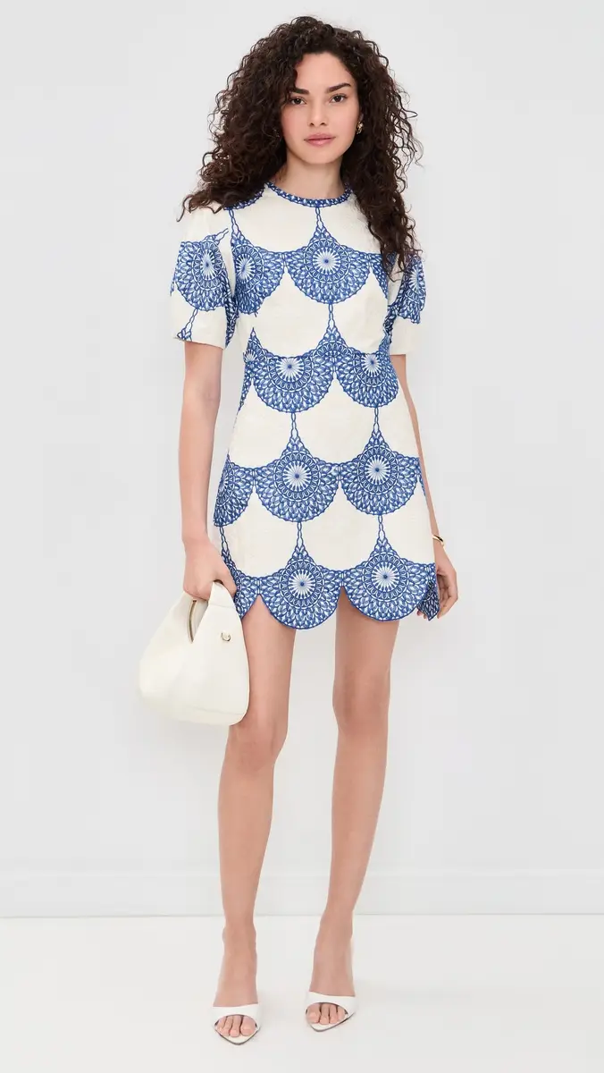 HUNTER BELL Harmony Dress Seabreeze Medallion | Thumbnail 5