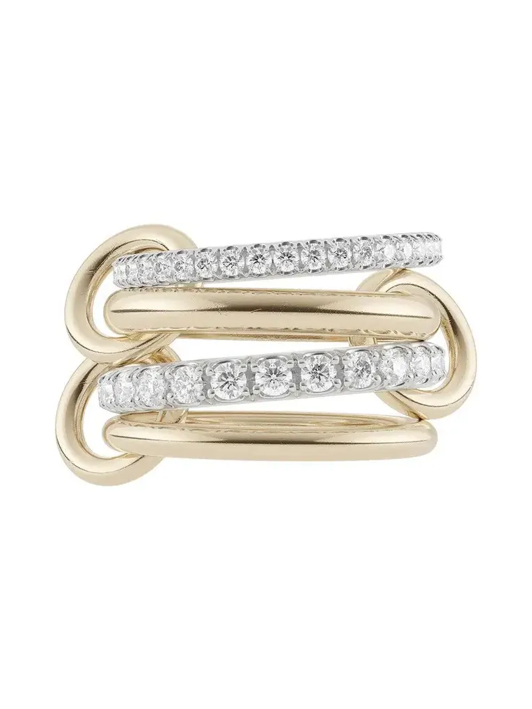 Diamond Halley Four Band Ring