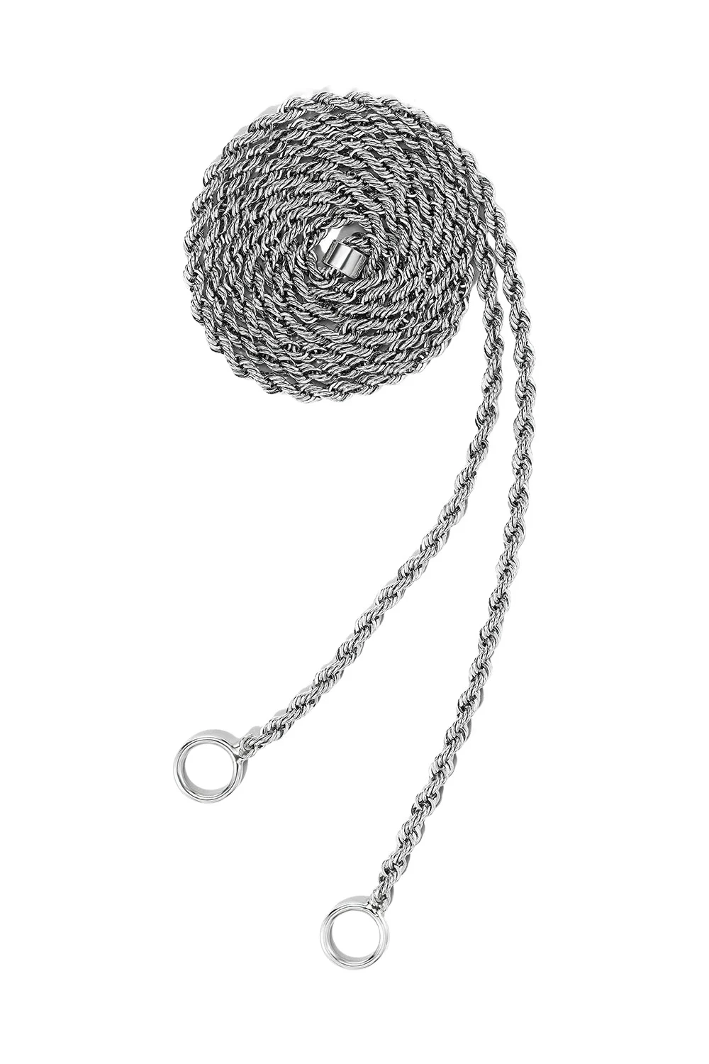 Marla Aaron Rope Chain Necklace - Platinum