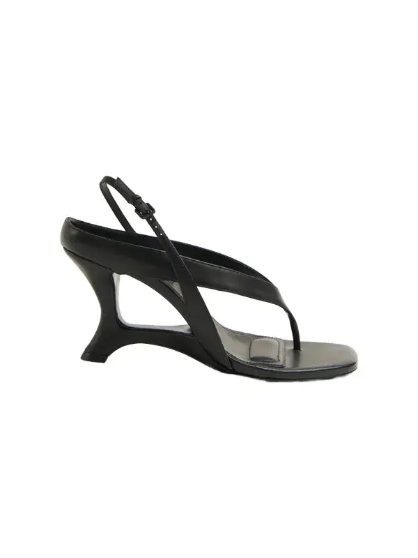Darya Leather Wedge Thong Sandal Darya Leather Wedge Thong Sandal