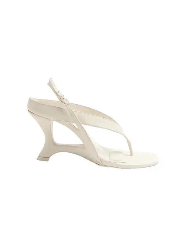 Darya Leather Wedge Thong Sandal Darya Leather Wedge Thong Sandal