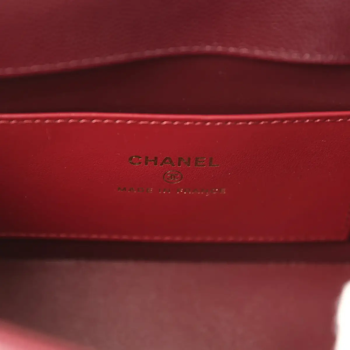 Chanel Chanel Mini Preppy Coco Clutch with Straps Dark Burgundy Shiny Caviar Brushed Gold Hardware | Thumbnail 9 Chanel Chanel Mini Preppy Coco Clutch with Straps Dark Burgundy Shiny Caviar Brushed Gold Hardware | Thumbnail 9