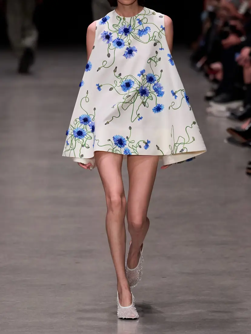 Stella McCartney Printed Cotton-poplin Mini Dress | Thumbnail 5