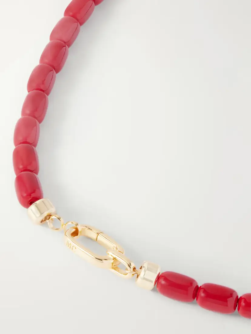 Martha Calvo Alba Gold-plated Glass Necklace | Thumbnail 3 Martha Calvo Alba Gold-plated Glass Necklace | Thumbnail 3