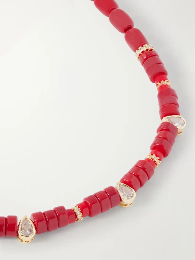 Martha Calvo Alba Gold-plated Glass Necklace | Thumbnail 4 Martha Calvo Alba Gold-plated Glass Necklace | Thumbnail 4