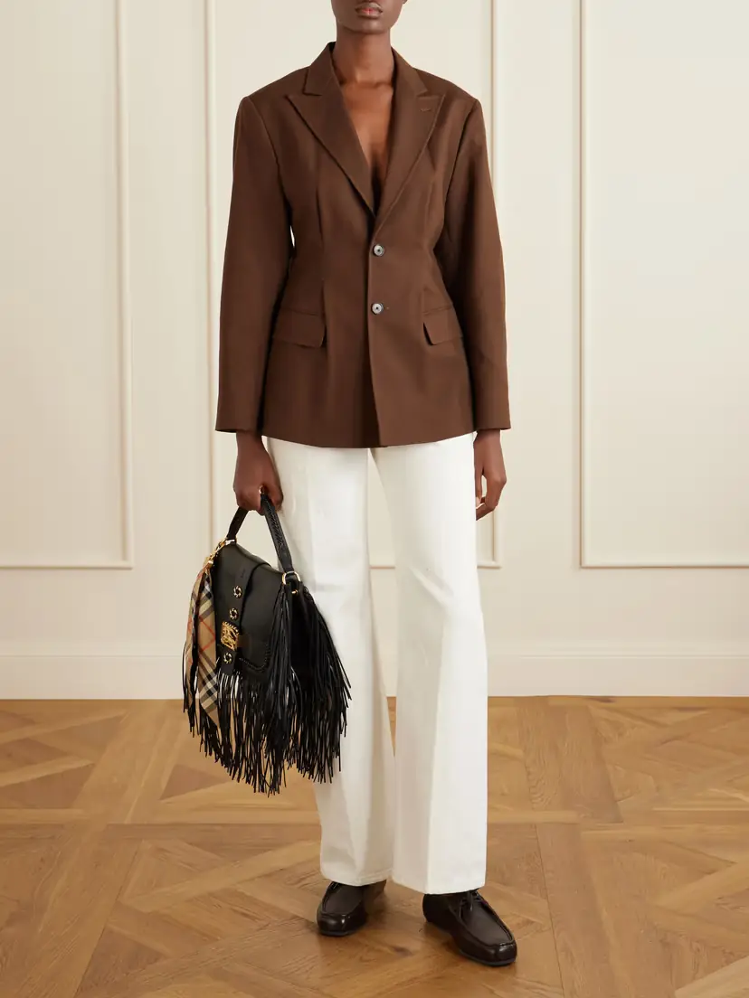 Burberry Rider Fringed Leather Shoulder Bag | Thumbnail 3