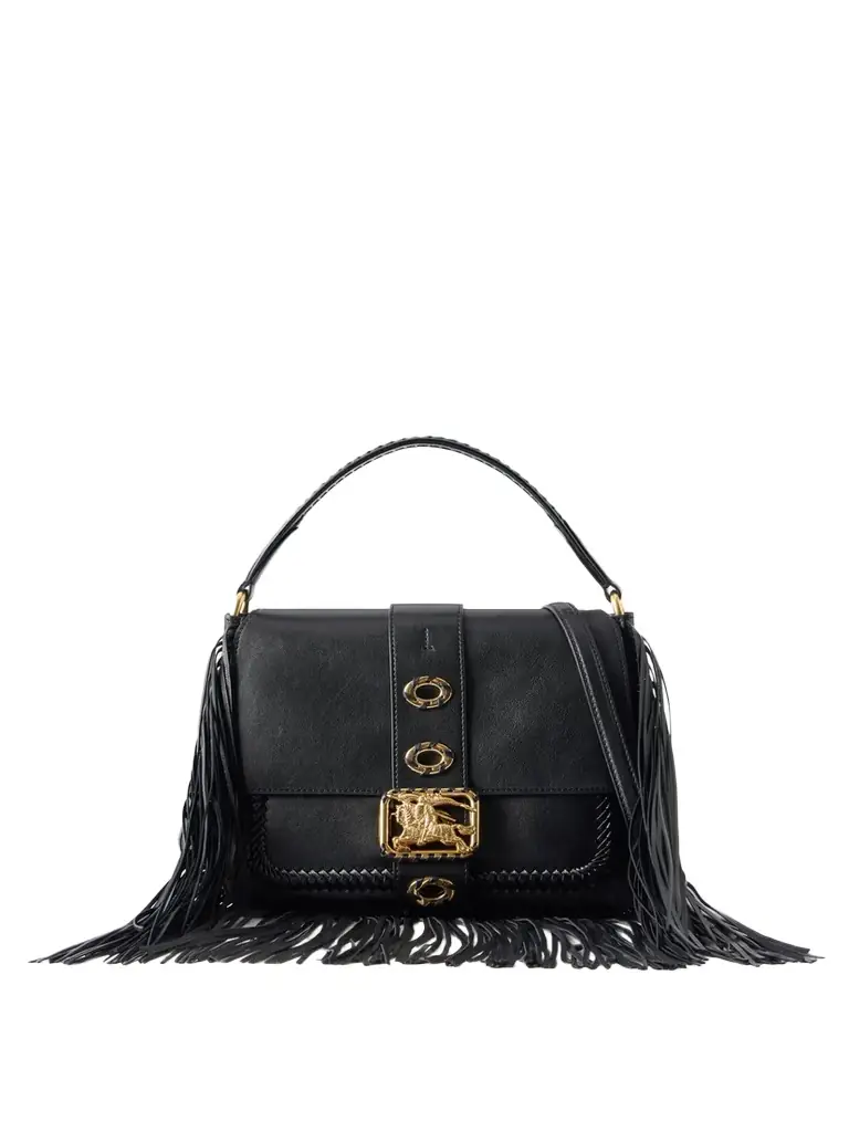 Rider Fringed Leather Shoulder Bag