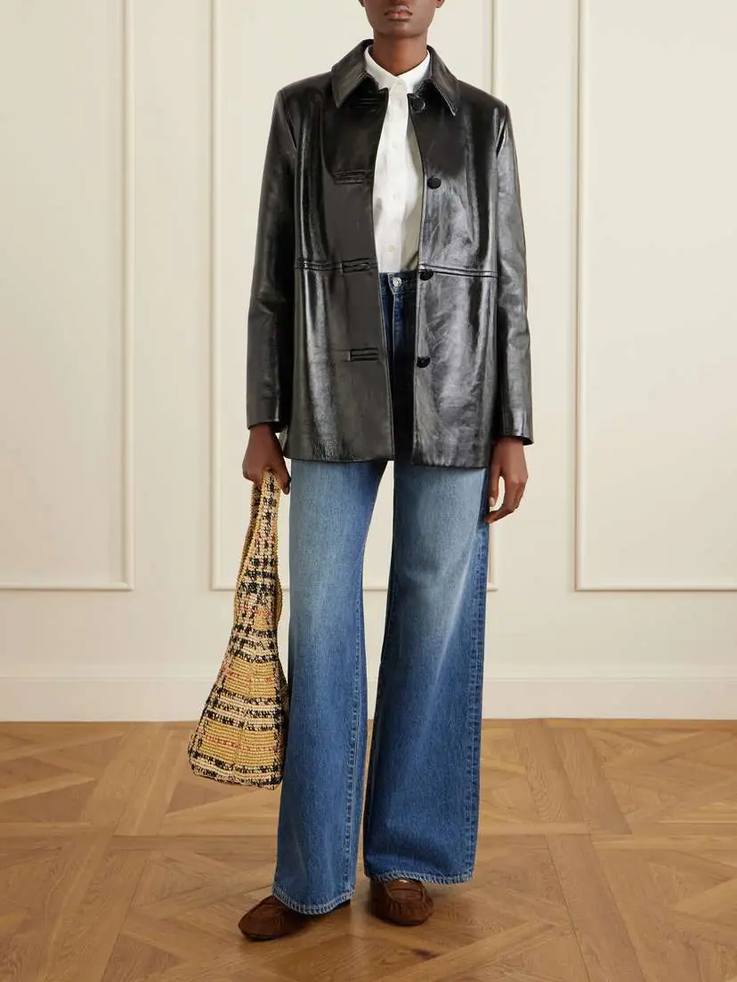 Burberry Margate Checked Raffia Shoulder Bag | Thumbnail 3