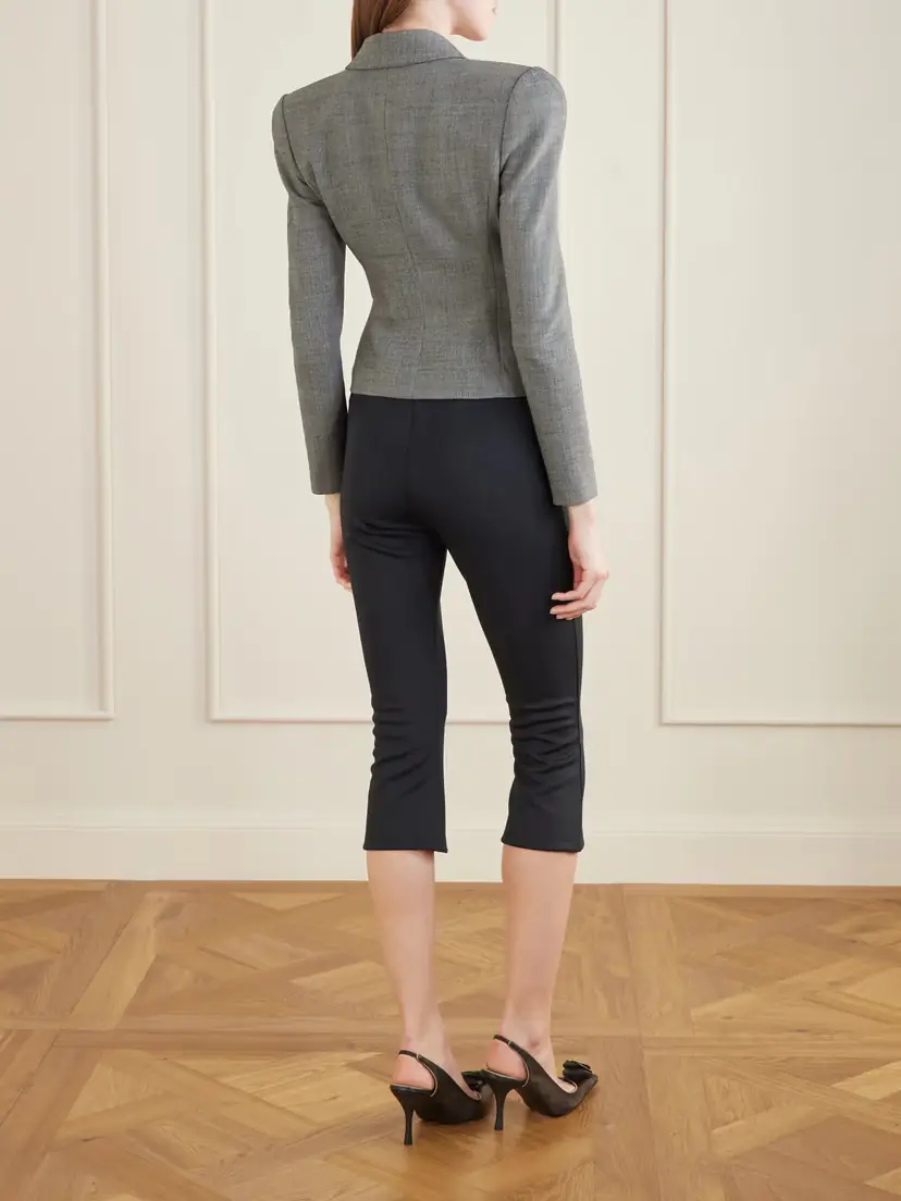Magda Butrym Cropped Wool-blend Blazer | Thumbnail 4 Magda Butrym Cropped Wool-blend Blazer | Thumbnail 4