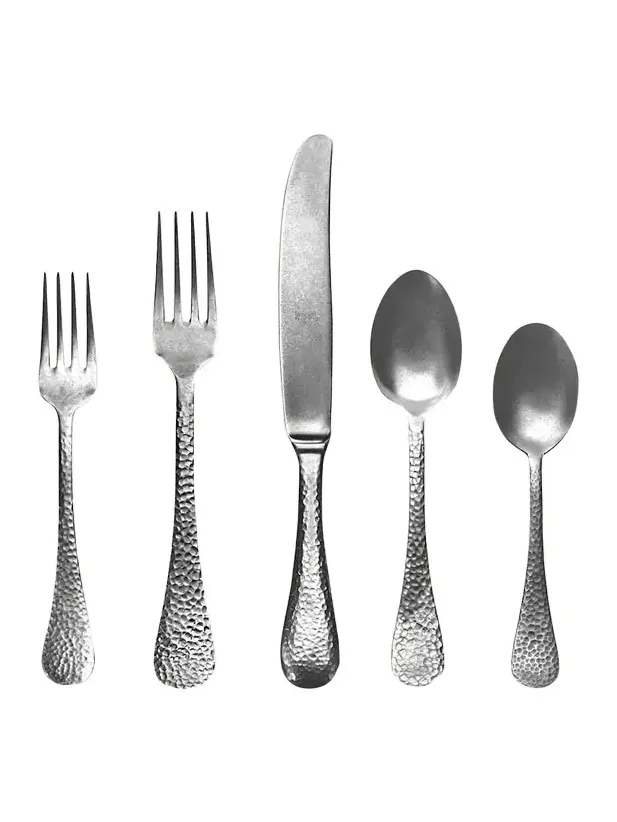Mepra Epoque Pewter 20-Piece Flatware Set