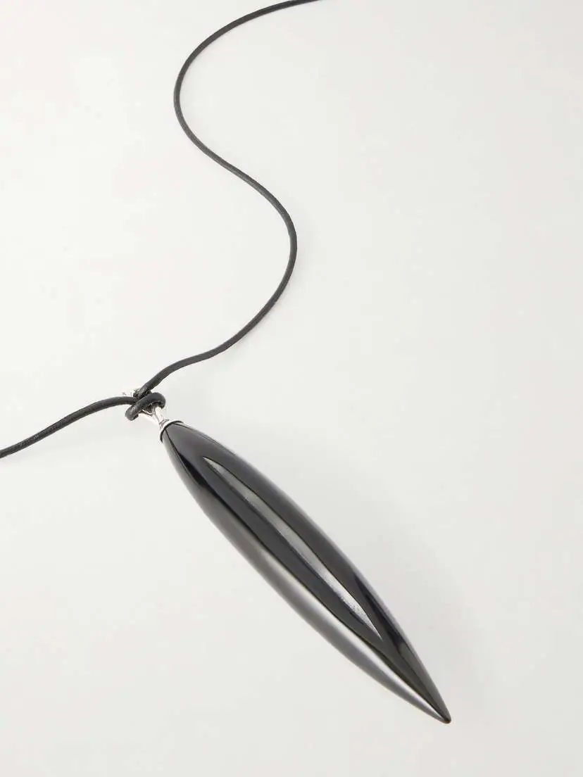 Sophie Buhai Crevice Onyx And Silver Pendant - Black | Thumbnail 4 Sophie Buhai Crevice Onyx And Silver Pendant - Black | Thumbnail 4