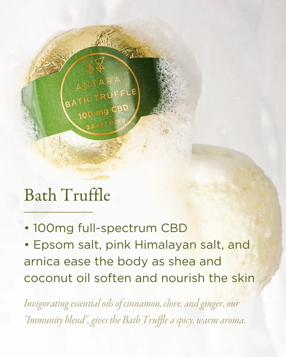 Zents 2.5 oz. ANTARA Bath Truffle with 100 mg CBD | Thumbnail 3 Zents 2.5 oz. ANTARA Bath Truffle with 100 mg CBD | Thumbnail 3