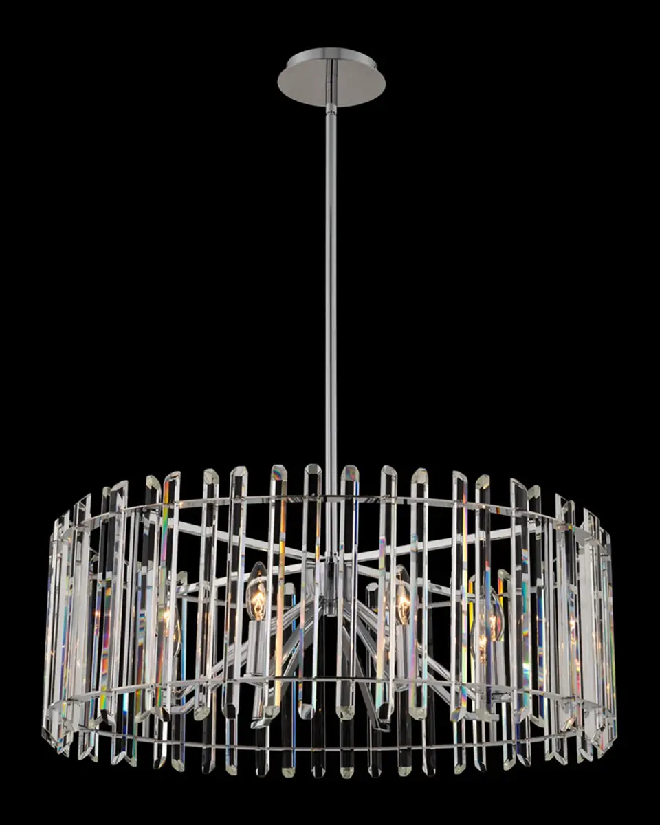 Allegri Crystal by Kalco Lighting Viano 28" Chandelier | Thumbnail 2 Allegri Crystal by Kalco Lighting Viano 28" Chandelier | Thumbnail 2