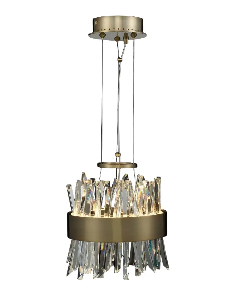 Allegri Crystal by Kalco Lighting Glacier 10" LED Mini Pendant