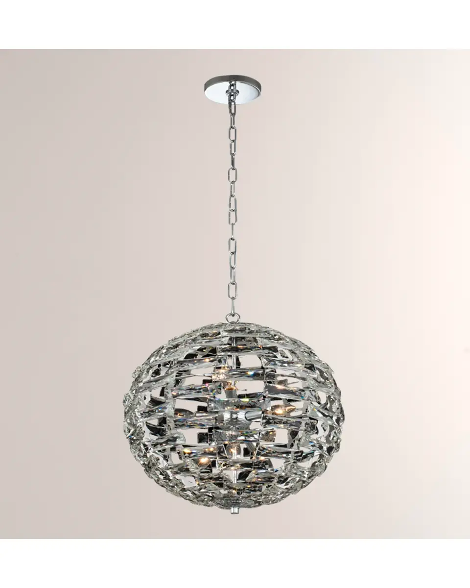 Allegri Crystal by Kalco Lighting 18" Alta Orb Pendant Light | Thumbnail 2 Allegri Crystal by Kalco Lighting 18" Alta Orb Pendant Light | Thumbnail 2