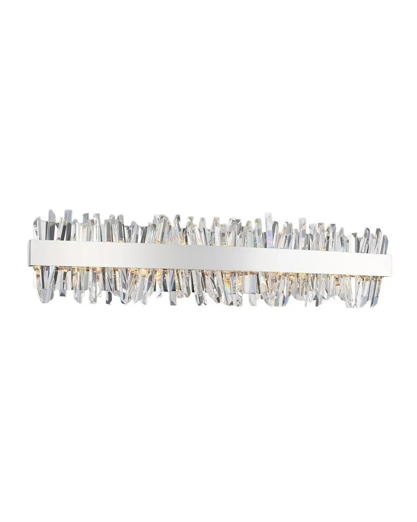 Allegri Crystal by Kalco Lighting Glacier 32" LED Bath Vanity Light