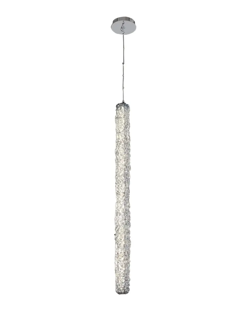 Allegri Crystal by Kalco Lighting Lina 1-Column LED Foyer Light | Image 1 Allegri Crystal by Kalco Lighting Lina 1-Column LED Foyer Light | Image 1