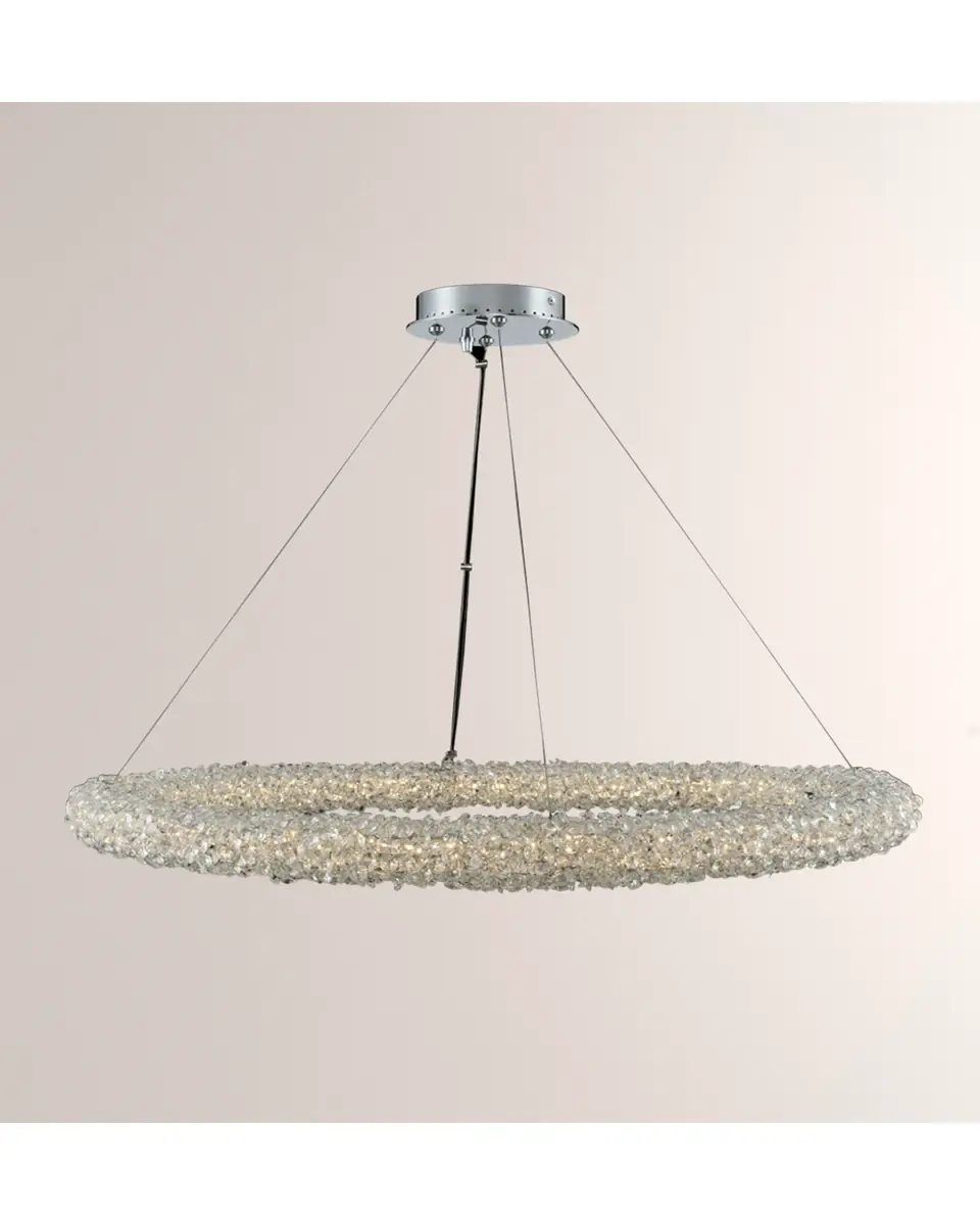 Allegri Crystal by Kalco Lighting Lina 32" LED Pendant Light | Thumbnail 2 Allegri Crystal by Kalco Lighting Lina 32" LED Pendant Light | Thumbnail 2