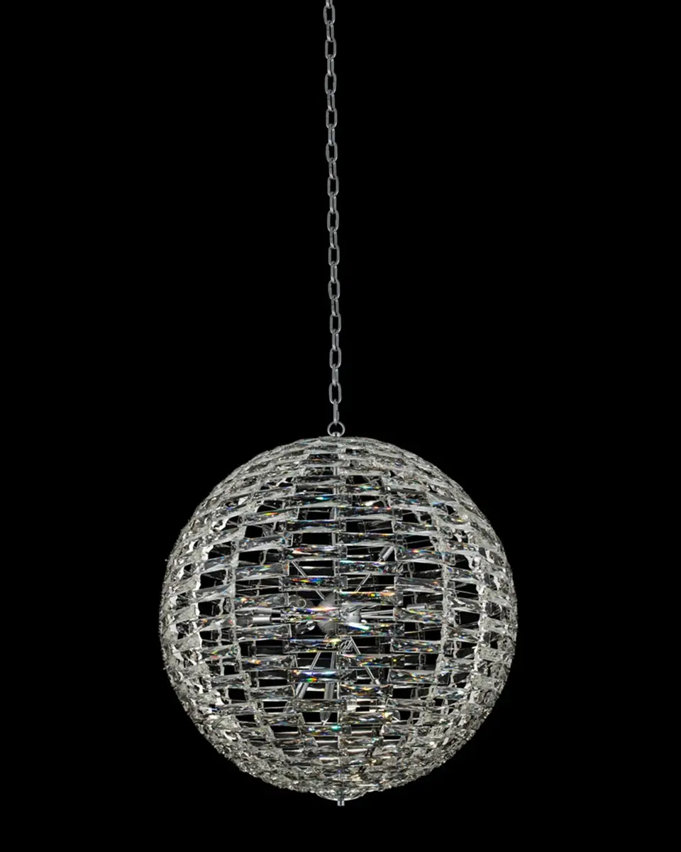 Allegri Crystal by Kalco Lighting 26" Alta Orb Pendant Light | Thumbnail 2 Allegri Crystal by Kalco Lighting 26" Alta Orb Pendant Light | Thumbnail 2