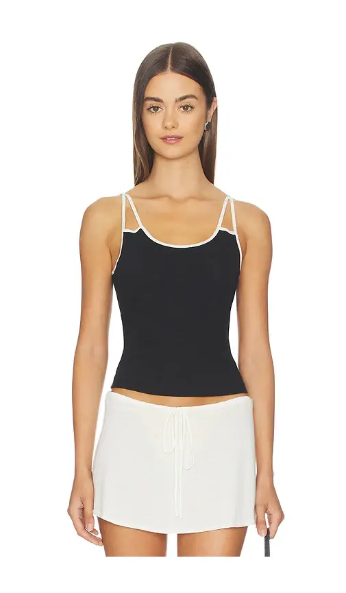 RE/DONE Contrast Spaghetti Tank Top | Thumbnail 5 RE/DONE Contrast Spaghetti Tank Top | Thumbnail 5