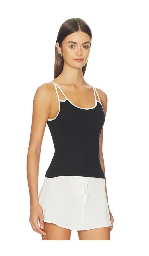 RE/DONE Contrast Spaghetti Tank Top | Thumbnail 6 RE/DONE Contrast Spaghetti Tank Top | Thumbnail 6