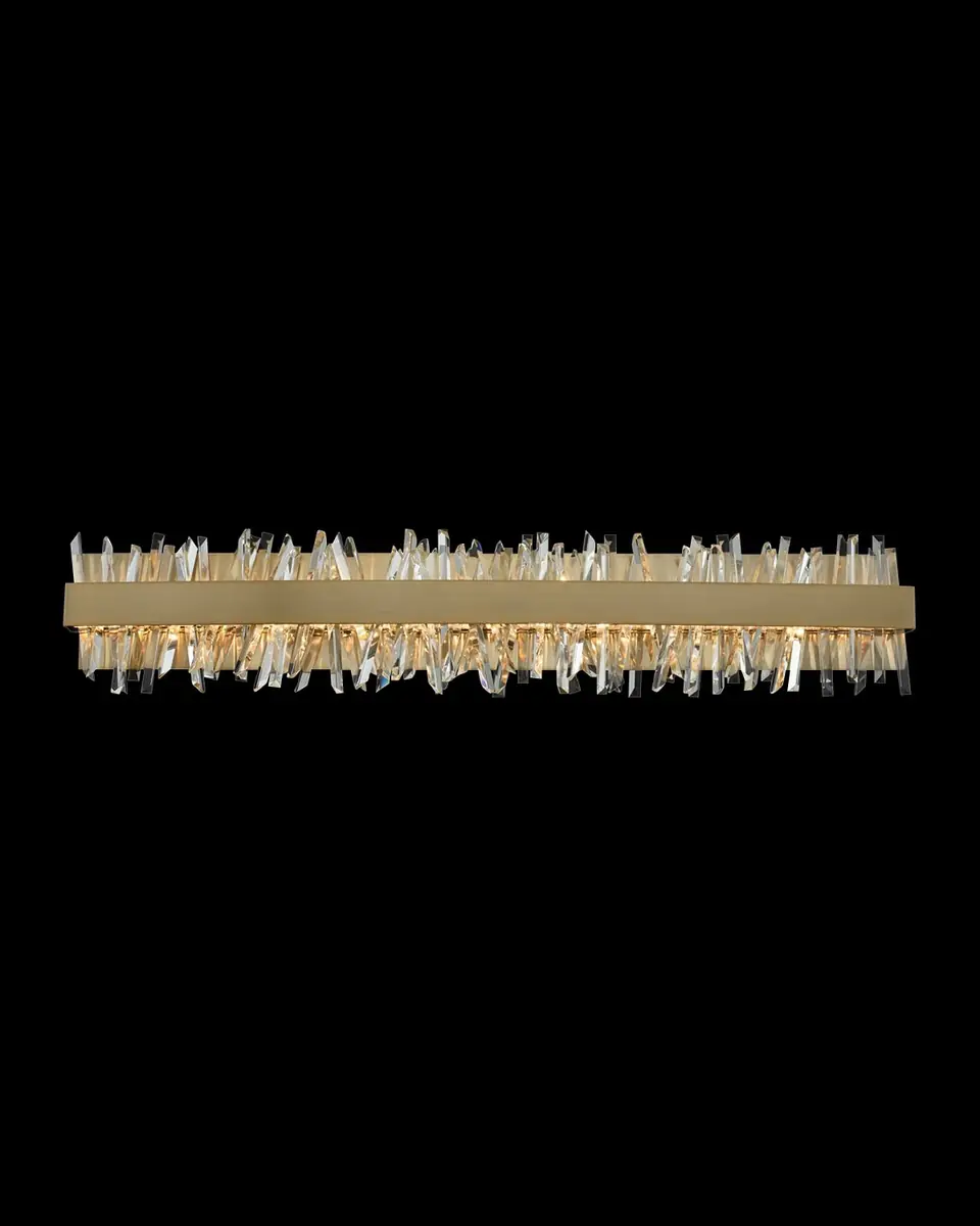 Allegri Crystal by Kalco Lighting Glacier 38" LED Bath Vanity Light | Thumbnail 2