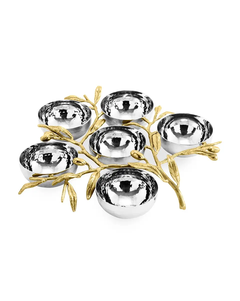 Michael Aram Olive Branch 6-Compartment Serving Plate