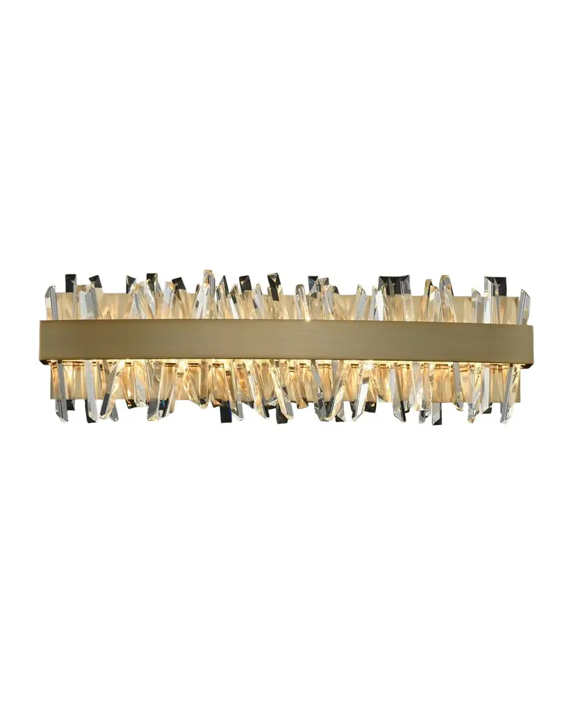 Allegri Crystal by Kalco Lighting Glacier 24" LED Bath Vanity Light | Image 1 Allegri Crystal by Kalco Lighting Glacier 24" LED Bath Vanity Light | Image 1