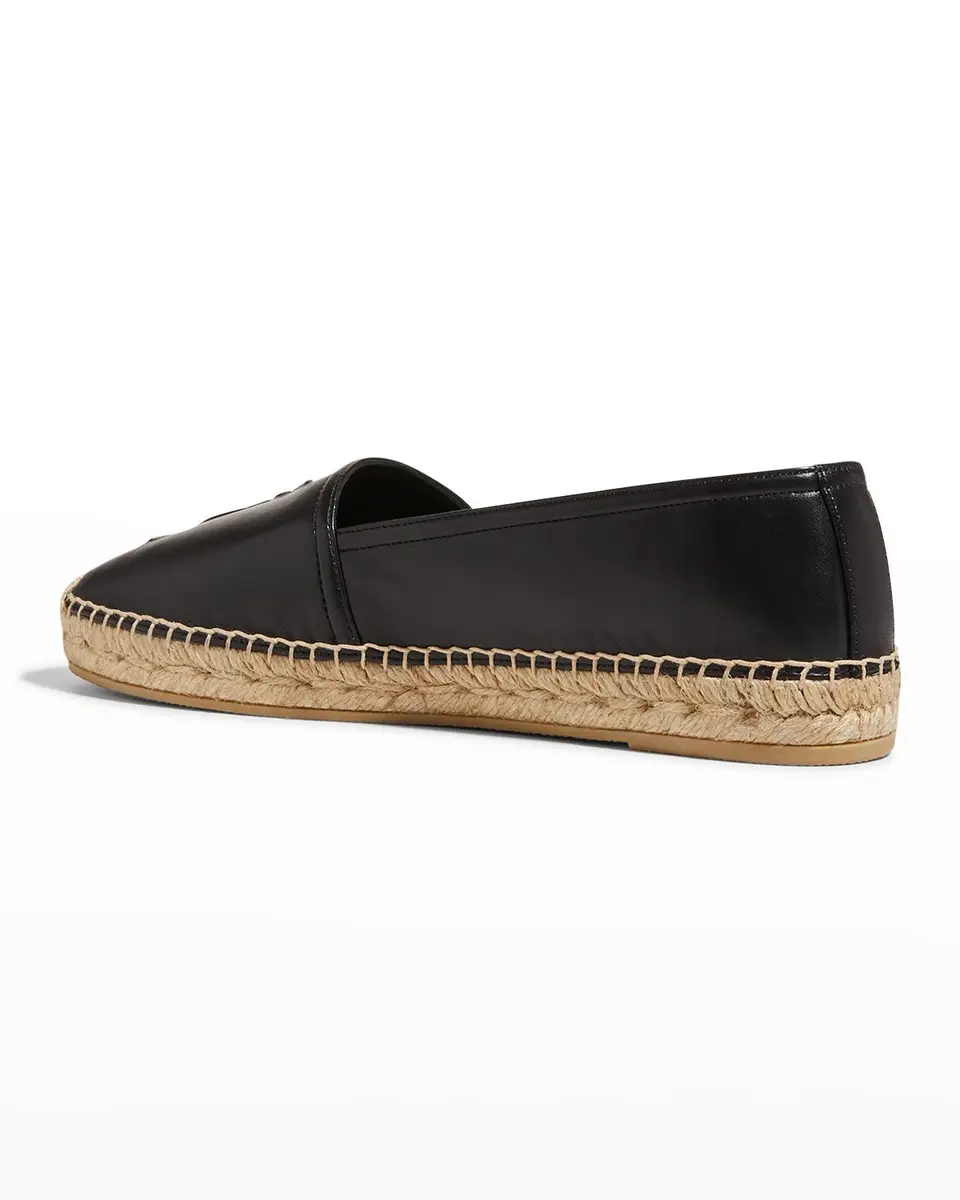 Saint Laurent YSL Leather Espadrille Flats | Thumbnail 6 Saint Laurent YSL Leather Espadrille Flats | Thumbnail 6