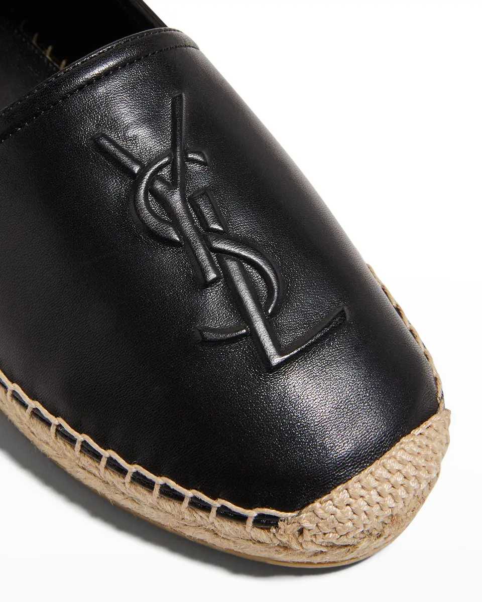 Saint Laurent YSL Leather Espadrille Flats | Thumbnail 7 Saint Laurent YSL Leather Espadrille Flats | Thumbnail 7