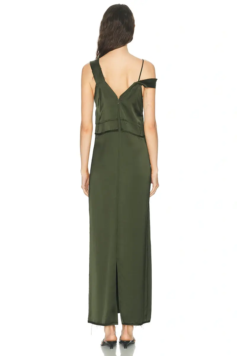 TOTEME V Neck Slip Dress | Thumbnail 4 TOTEME V Neck Slip Dress | Thumbnail 4