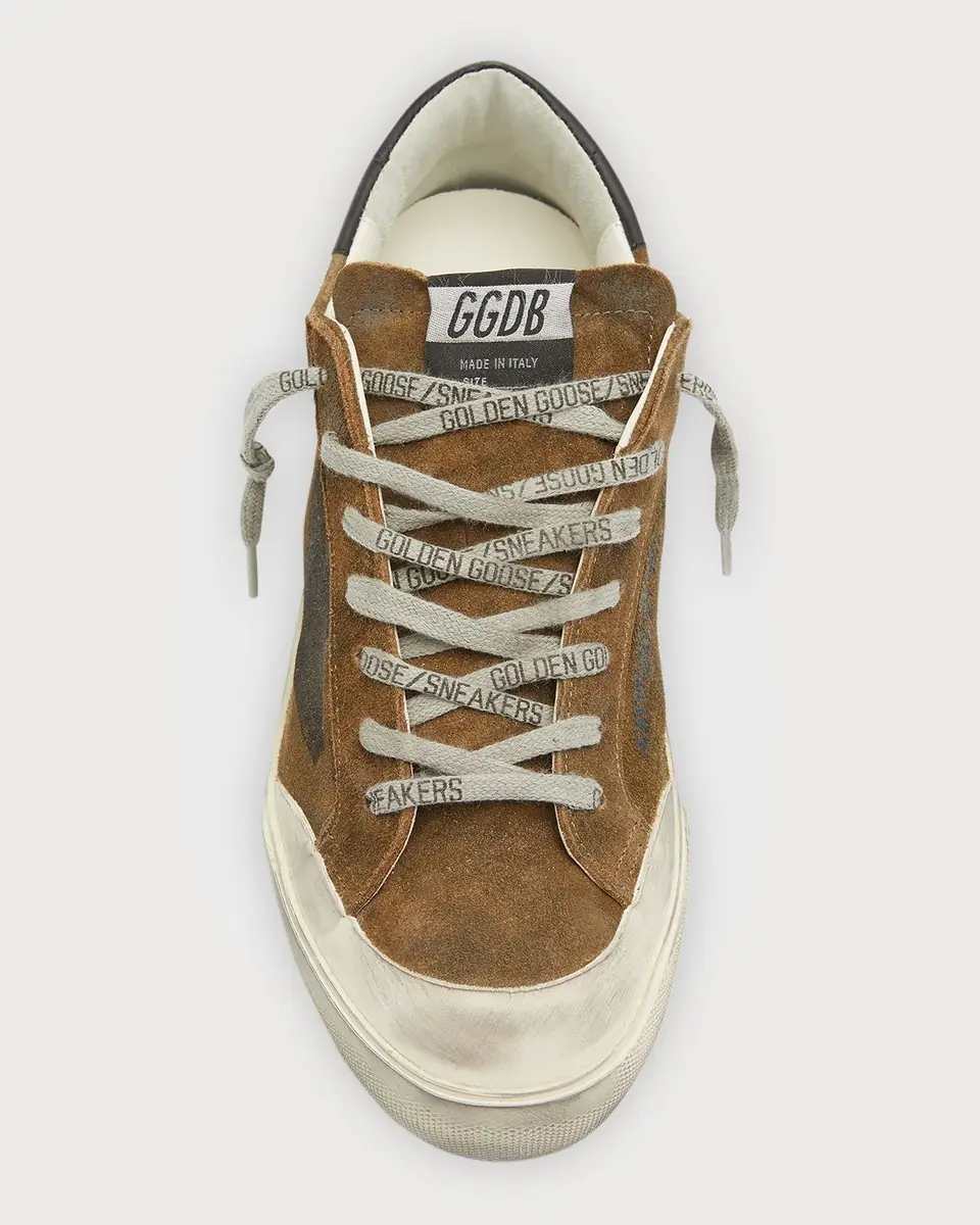 Golden Goose Men's Super-Star Suede Low-Top Sneakers | Thumbnail 5 Golden Goose Men's Super-Star Suede Low-Top Sneakers | Thumbnail 5