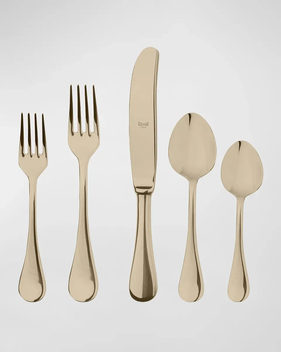 Mepra Brescia Champagne 5-Piece Flatware Set | Thumbnail 2 Mepra Brescia Champagne 5-Piece Flatware Set | Thumbnail 2
