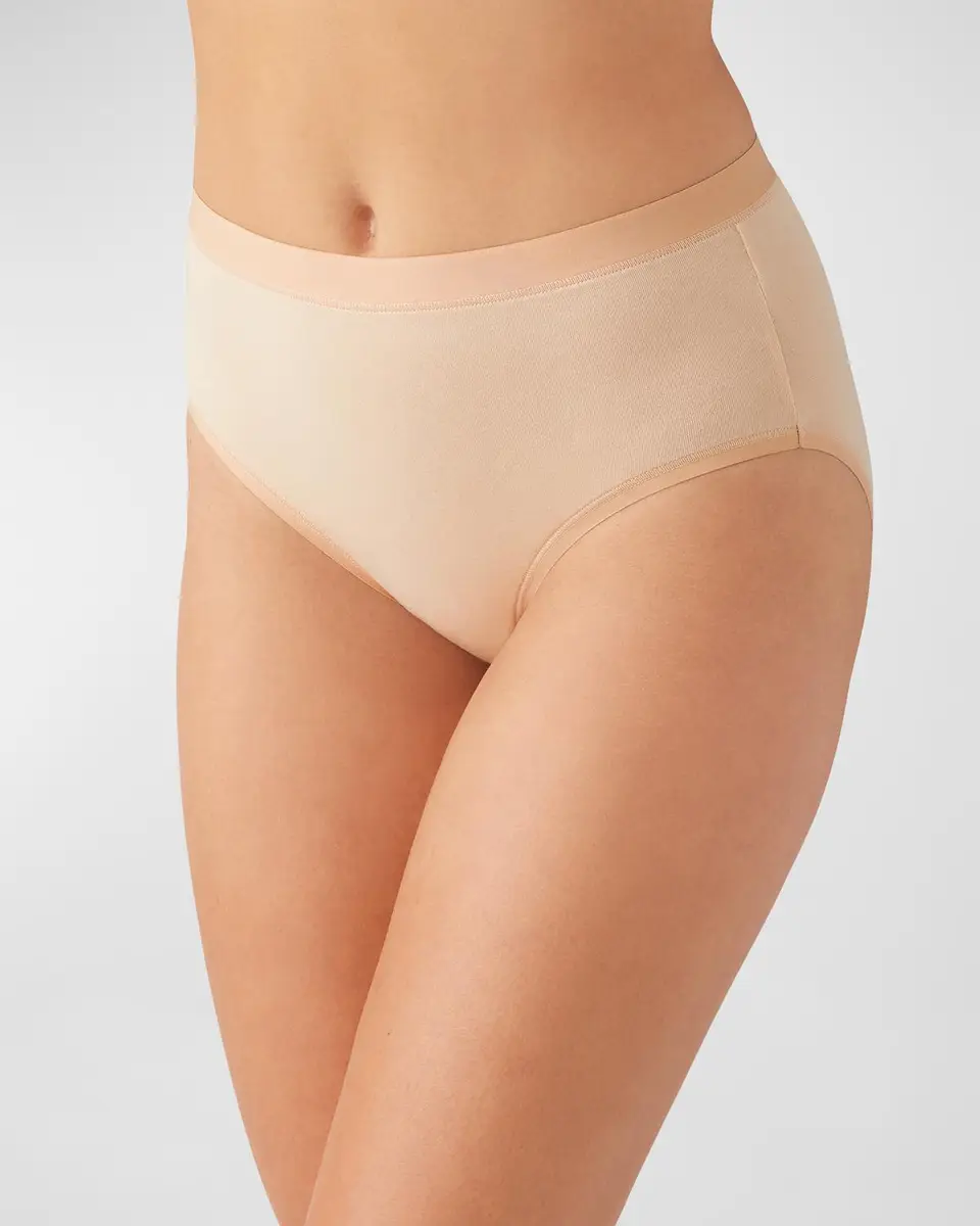 Wacoal Understated High-Rise Stretch Cotton Briefs | Thumbnail 2