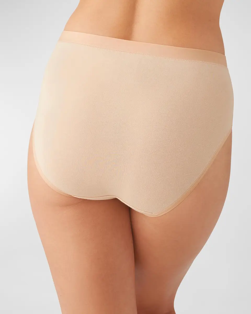 Wacoal Understated High-Rise Stretch Cotton Briefs | Thumbnail 3