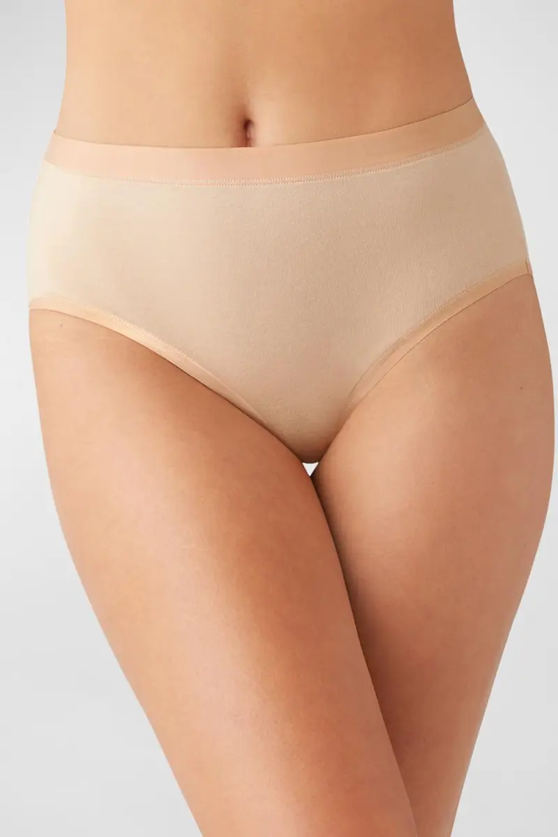 Wacoal Understated High-Rise Stretch Cotton Briefs | Thumbnail 4