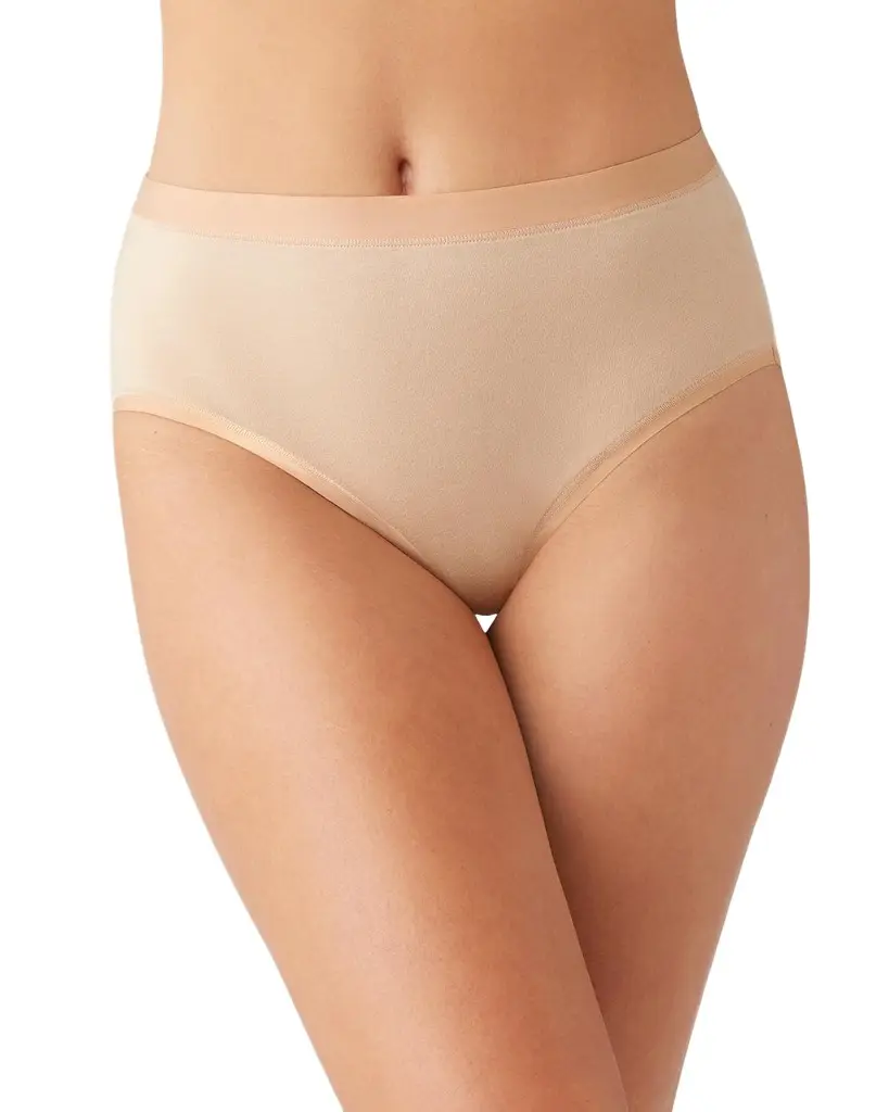 Wacoal Understated High-Rise Stretch Cotton Briefs | Image 1 Wacoal Understated High-Rise Stretch Cotton Briefs | Image 1