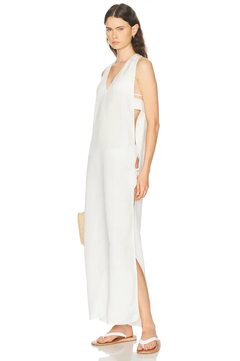 ADRIANA DEGREAS Petal Applique Open Side Dress | Image 1 ADRIANA DEGREAS Petal Applique Open Side Dress | Image 1