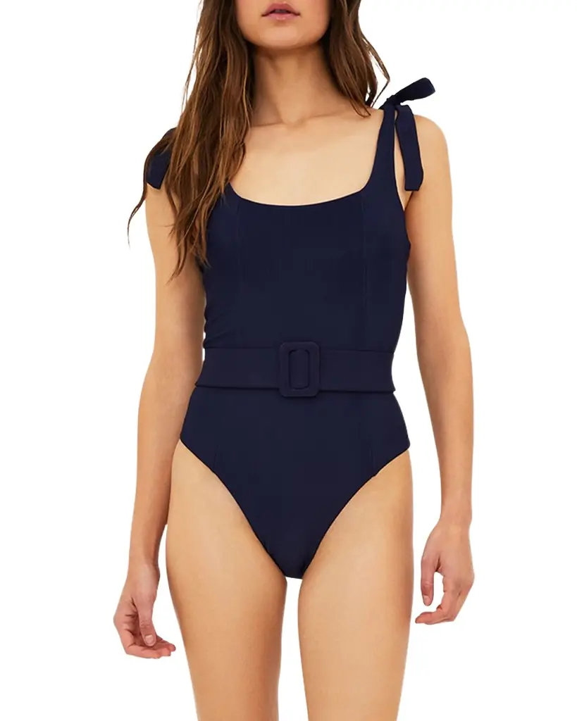 BEACH RIOT Sydney Belted One-Piece Swimsuit