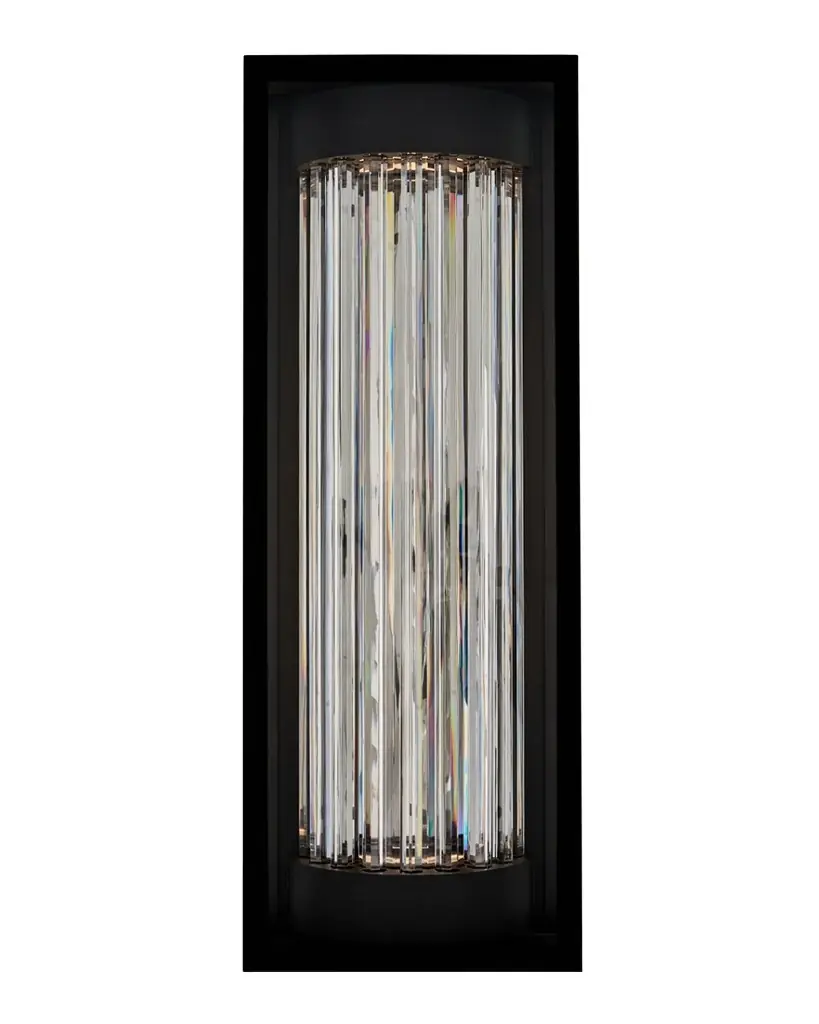 Allegri Crystal by Kalco Lighting Cilindro 28" LED Outdoor Wall Sconce