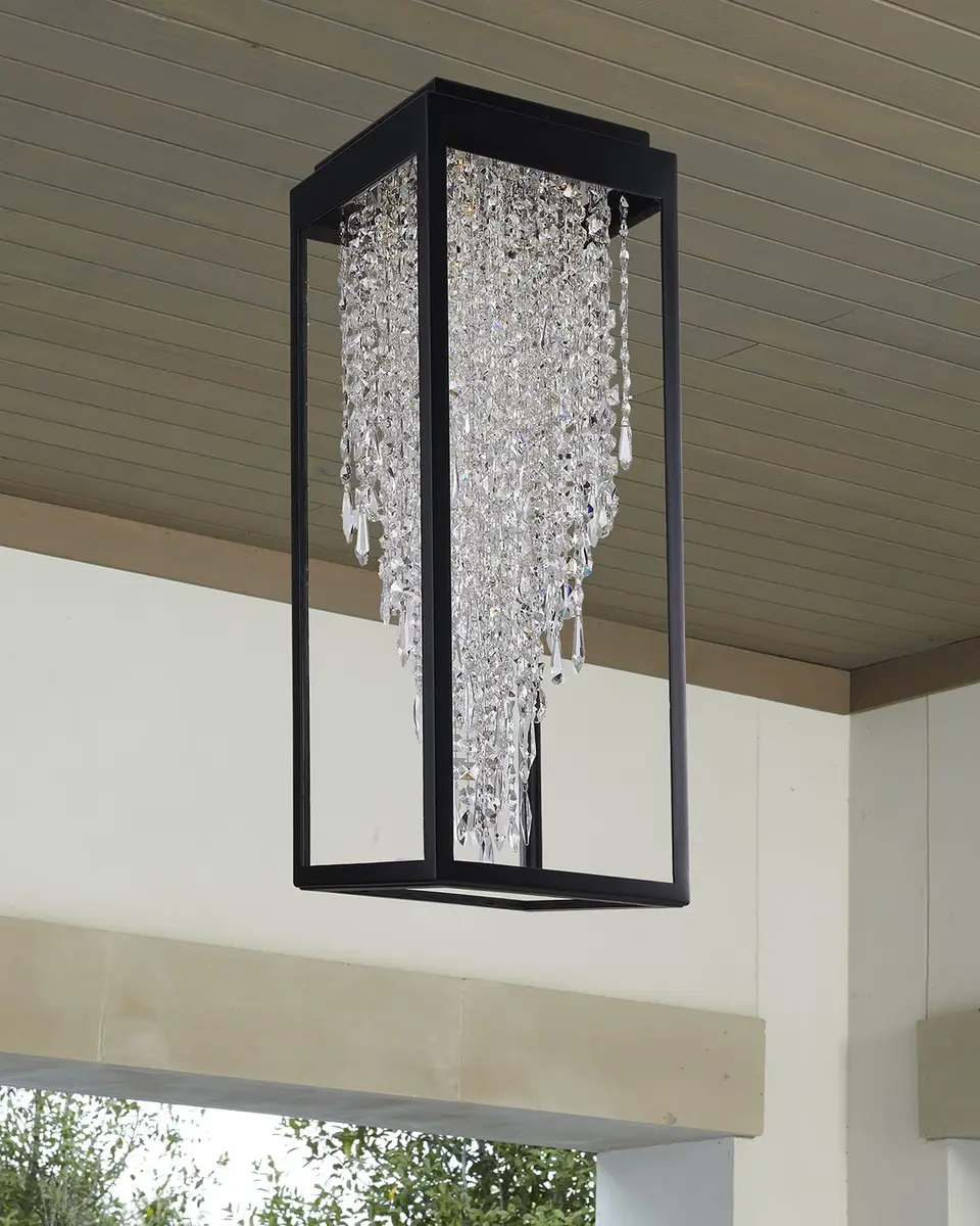Allegri Crystal by Kalco Lighting Tenuta LED Outdoor Flush Mount